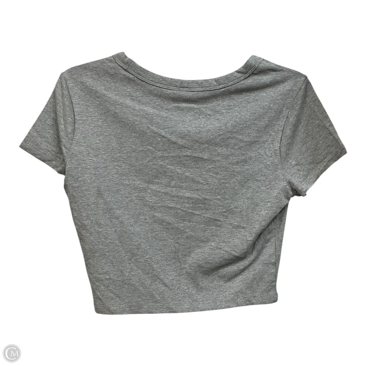 Top Short Sleeve Basic By Wild Fable In Grey, Size: M