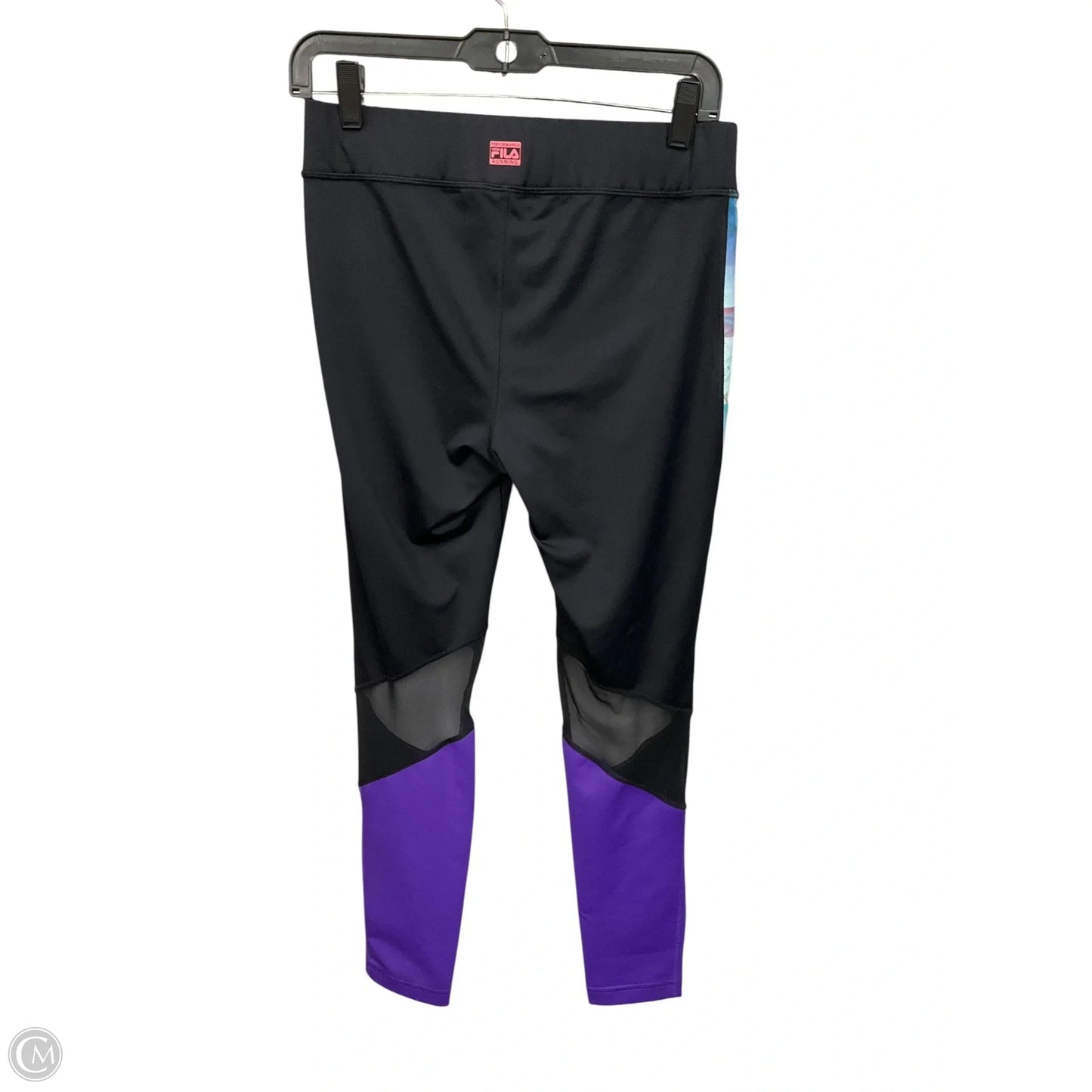 Athletic Leggings By Fila In Multi-colored, Size: M