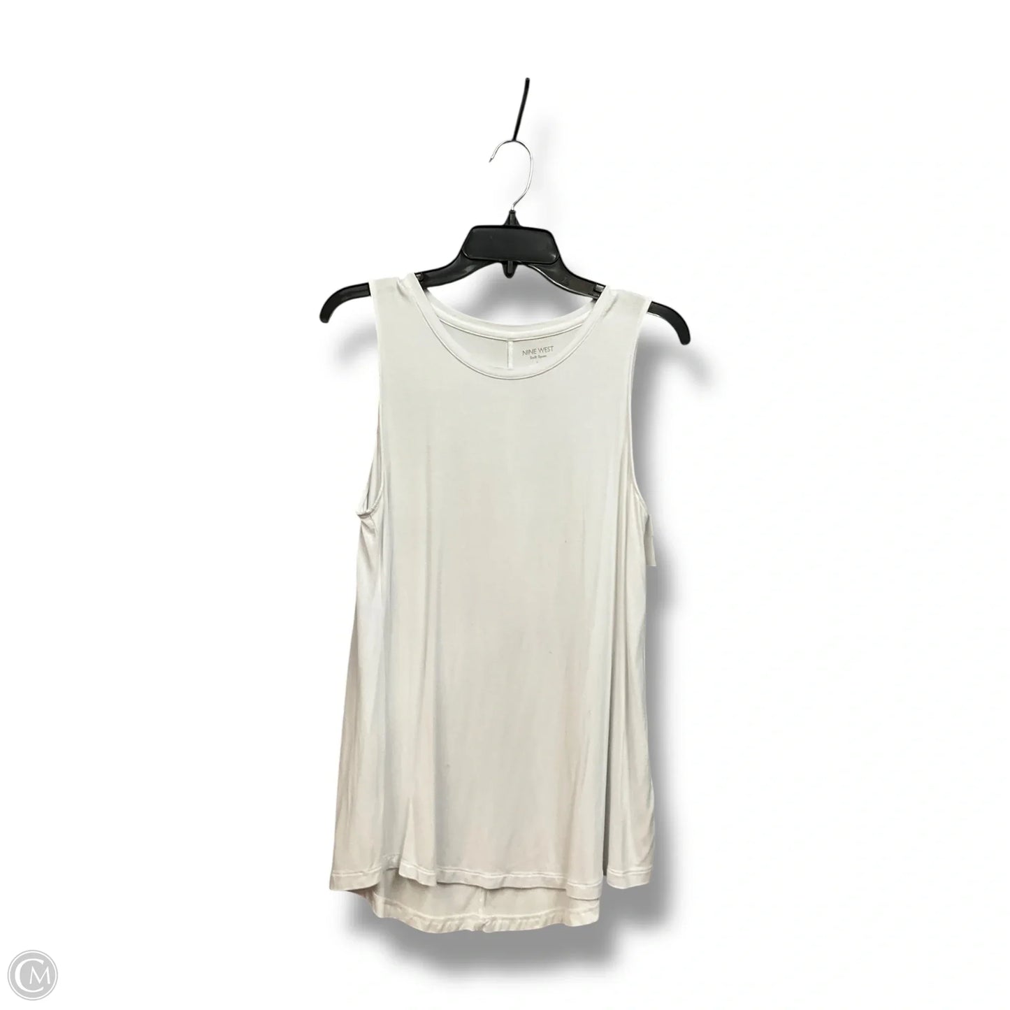 Tunic Sleeveless By Nine West In White, Size: L
