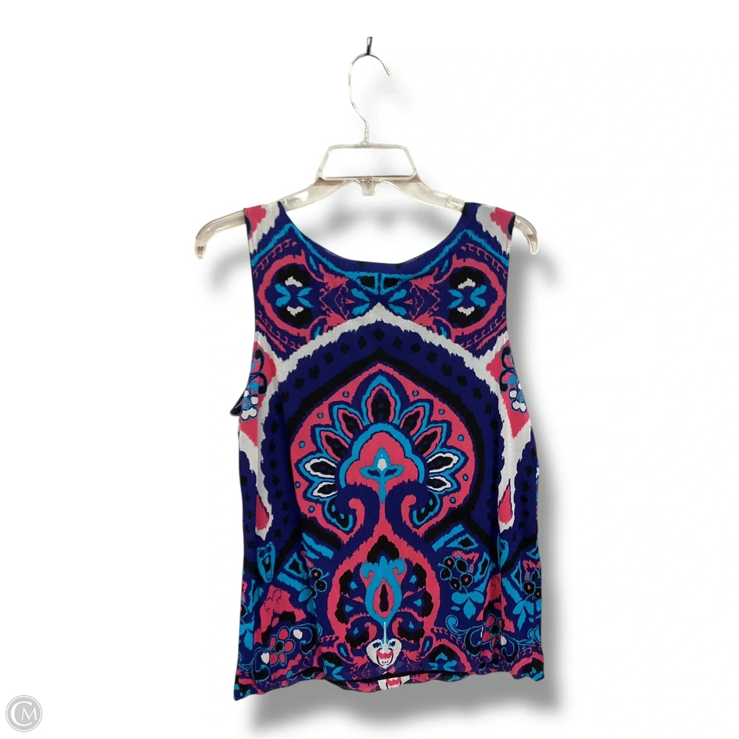 Top Sleeveless By Inc In Multi-colored, Size: 1x
