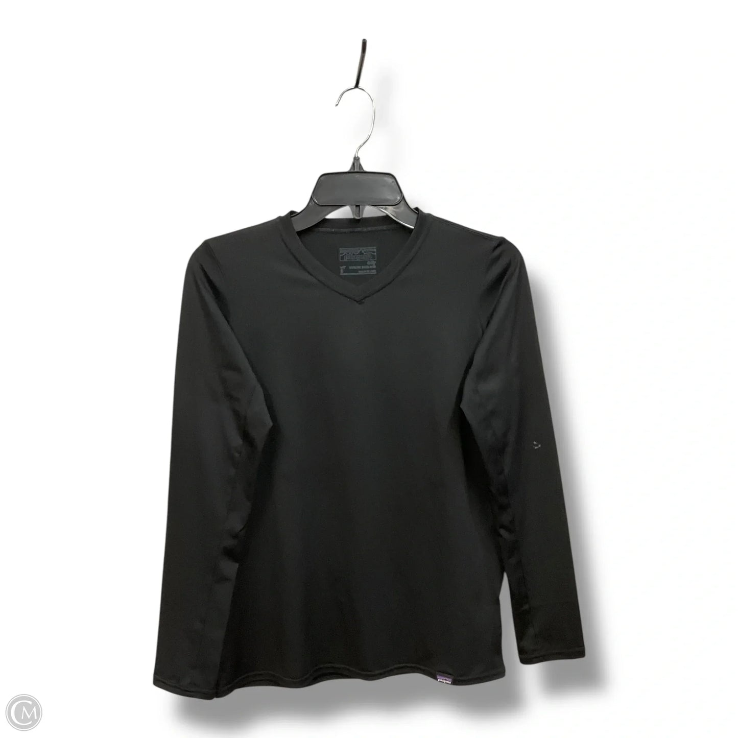 Athletic Top Long Sleeve Crewneck By Patagonia In Black, Size: S