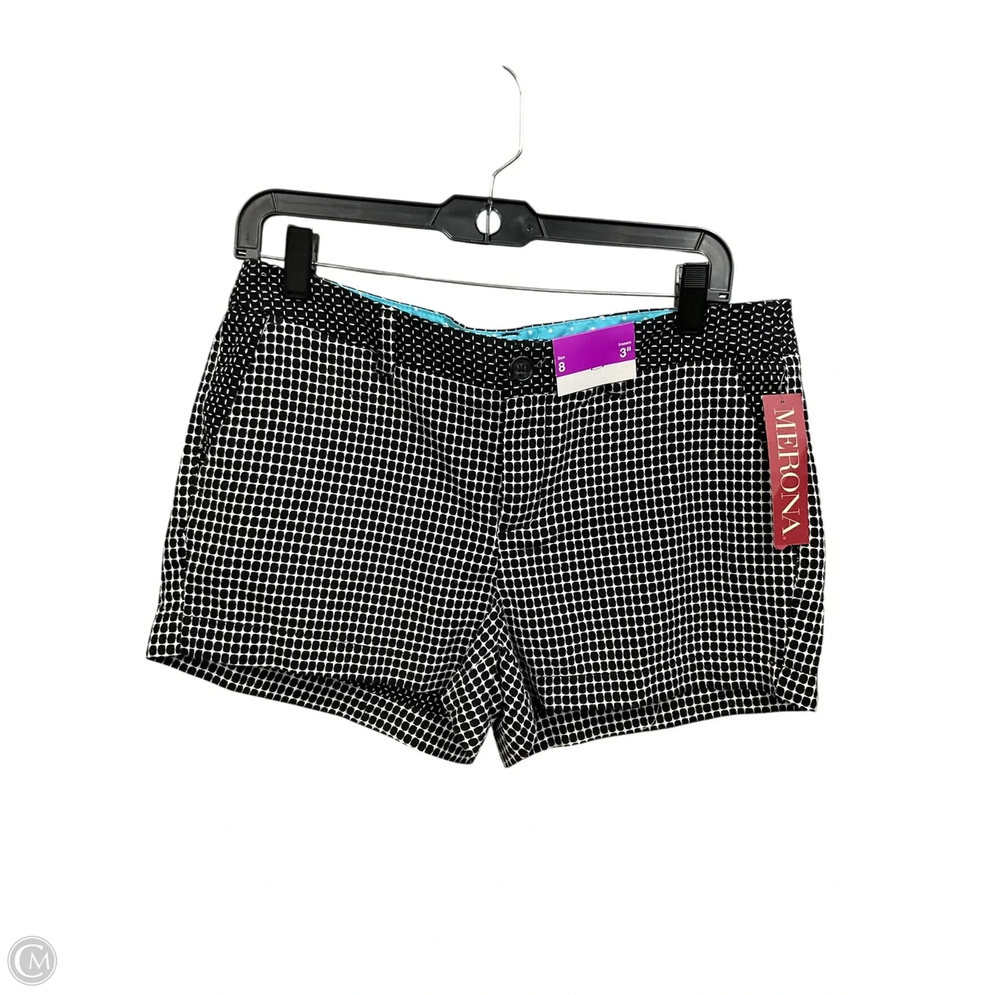 Shorts By Merona In Blue & White, Size: 8