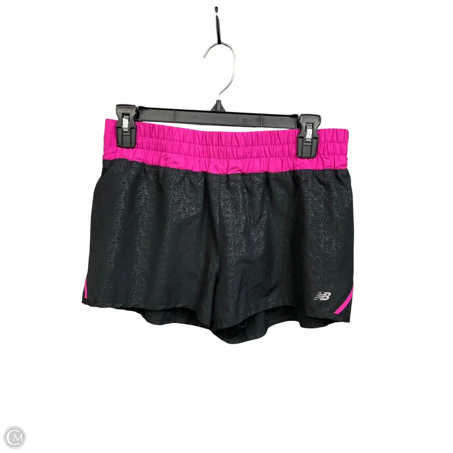 Athletic Shorts By New Balance In Black & Pink, Size: M