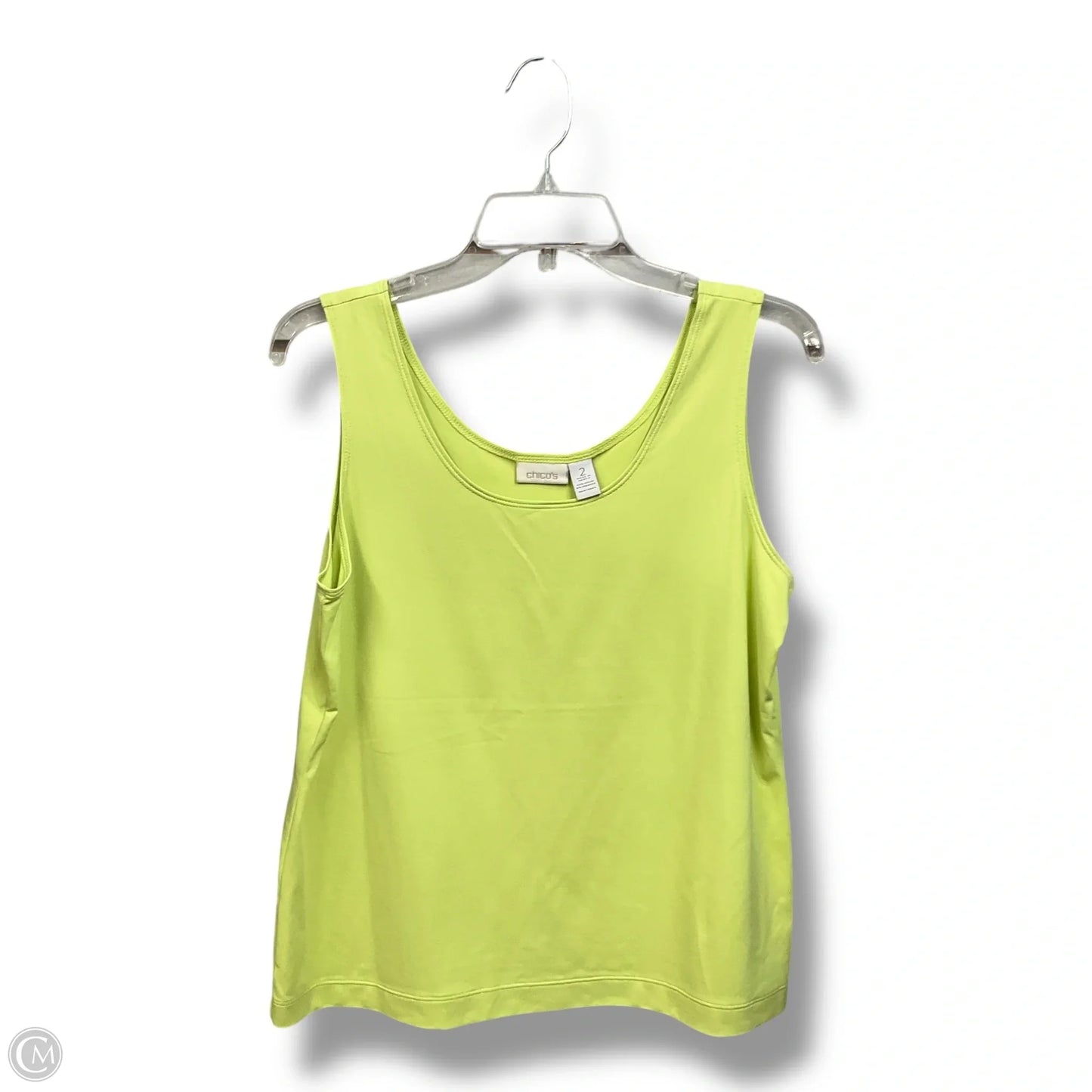 Tank Top By Chicos In Chartreuse, Size: L