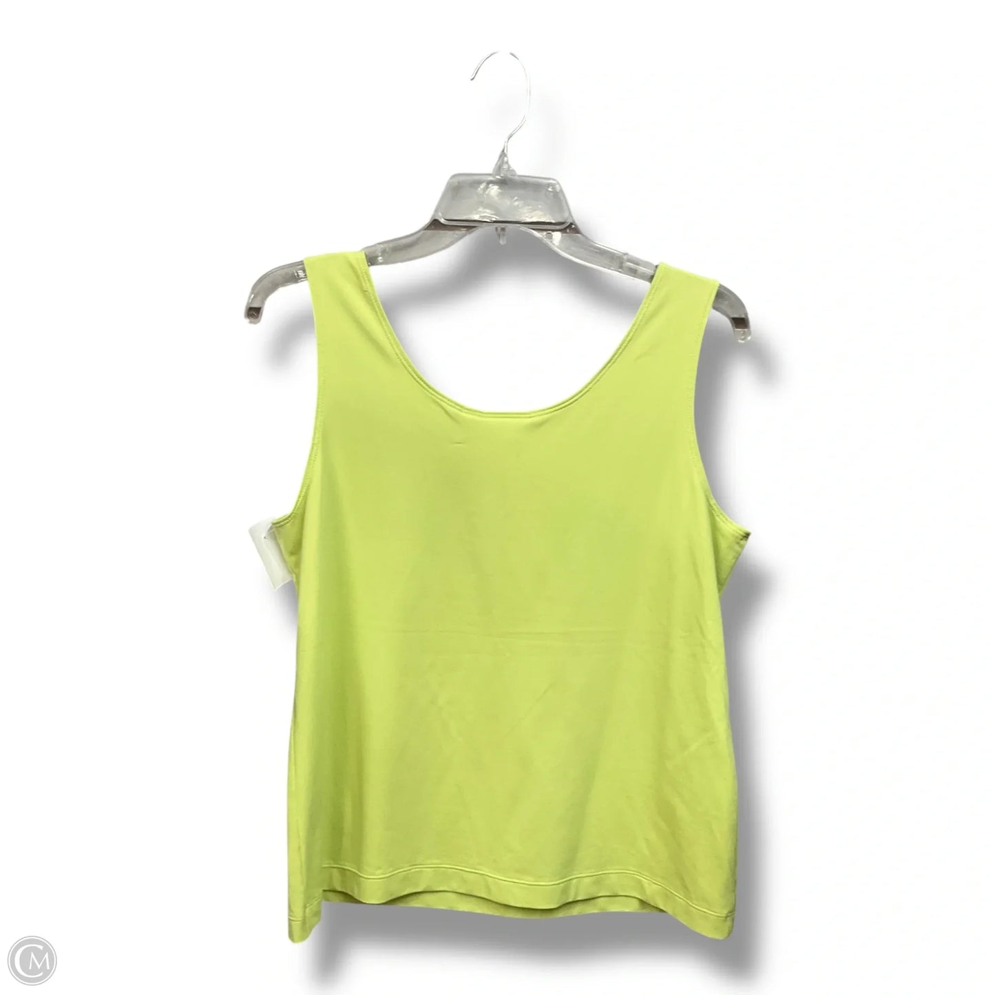 Tank Top By Chicos In Chartreuse, Size: L