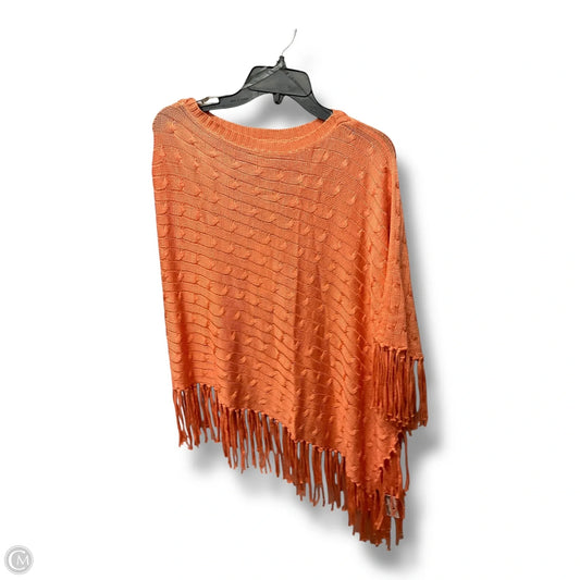Poncho By Chicos In Peach, Size: Osfm