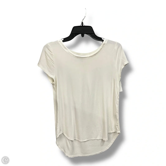 Top Short Sleeve Basic By Premise Studio In Ivory, Size: S