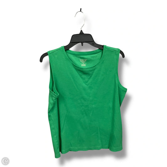 Tank Top By Christopher And Banks In Green, Size: Xl