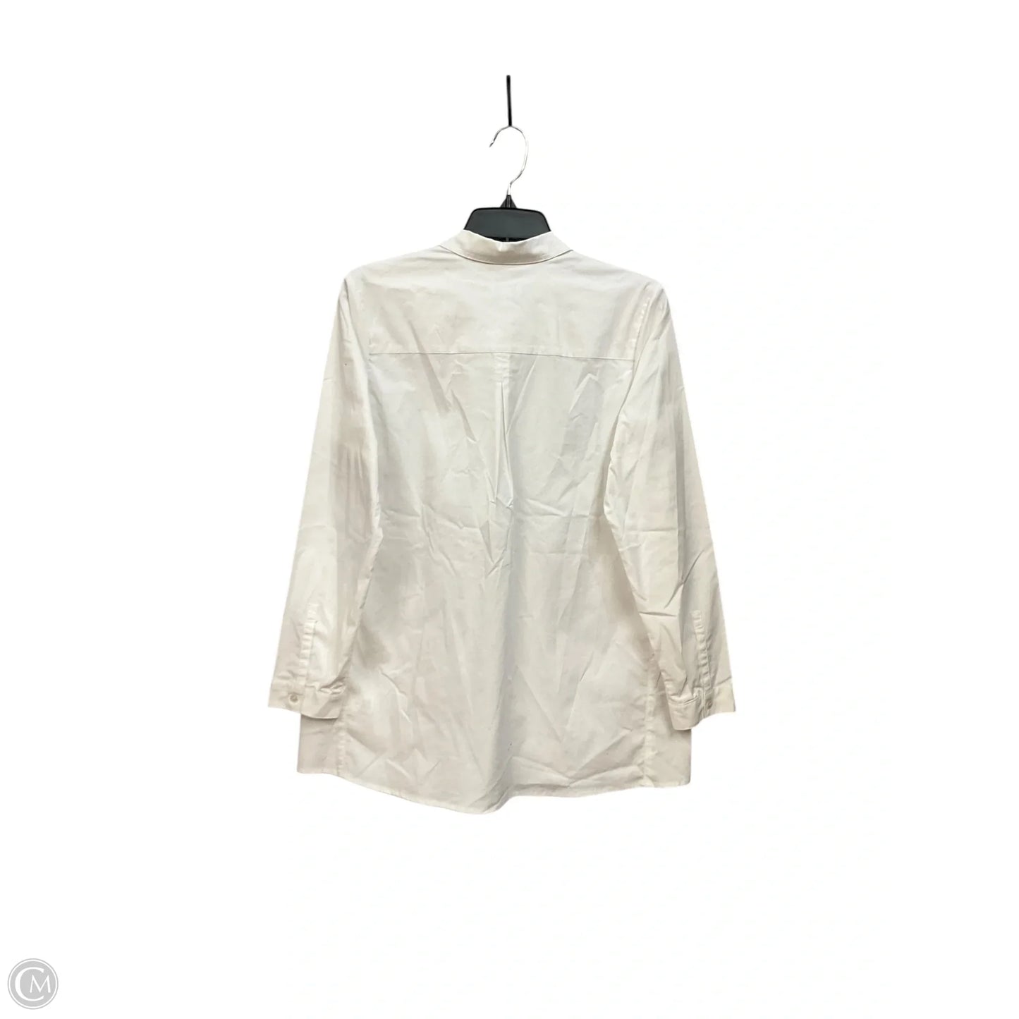 Blouse Long Sleeve By J. Jill In White, Size: S