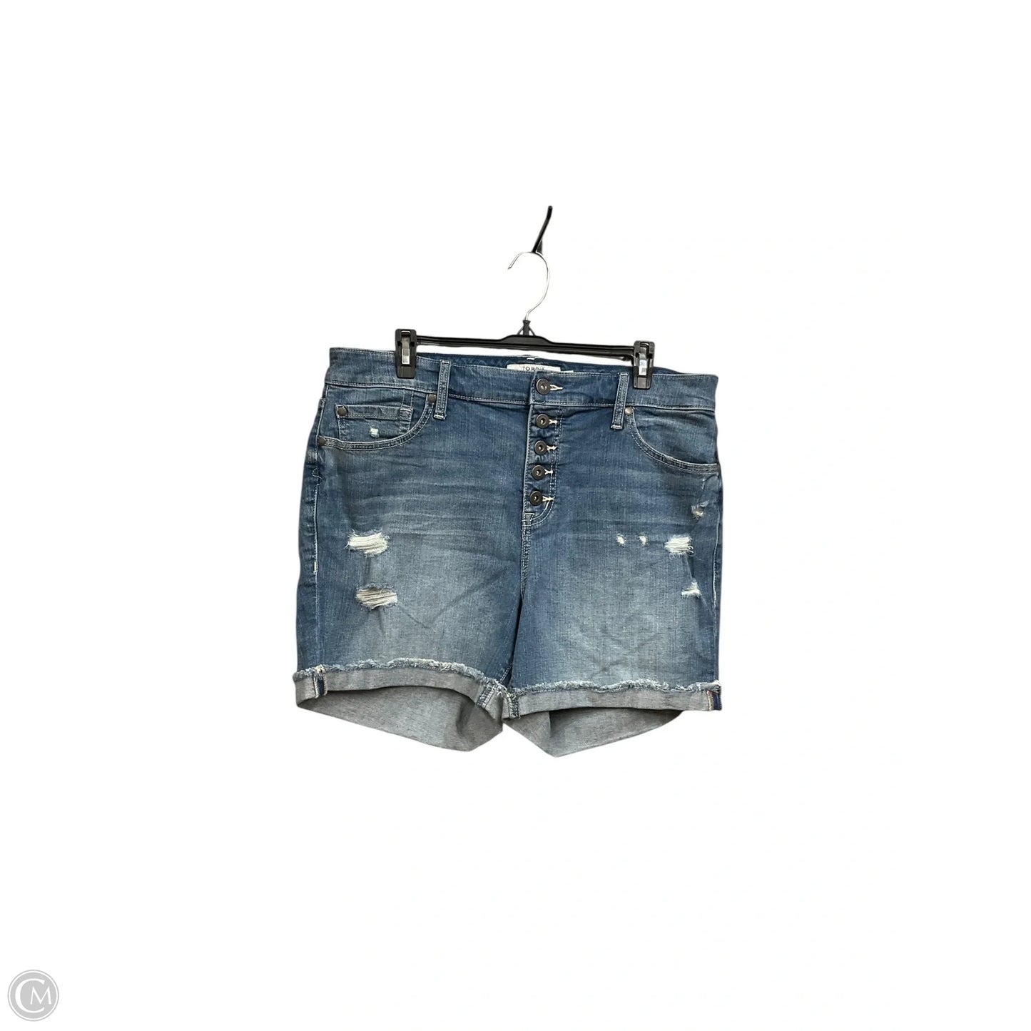 Shorts By Torrid In Blue Denim, Size: 16