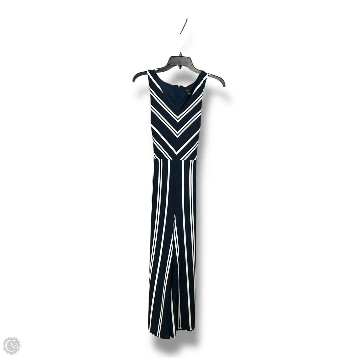 Jumpsuit By Ann Taylor In Blue & White, Size: S