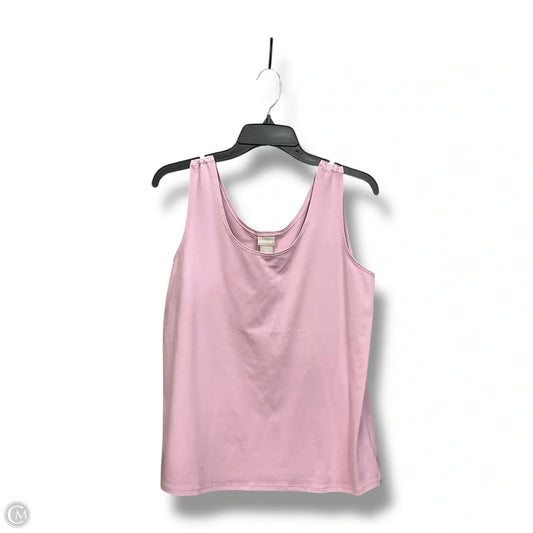 Tank Top By Chicos In Pink, Size: L