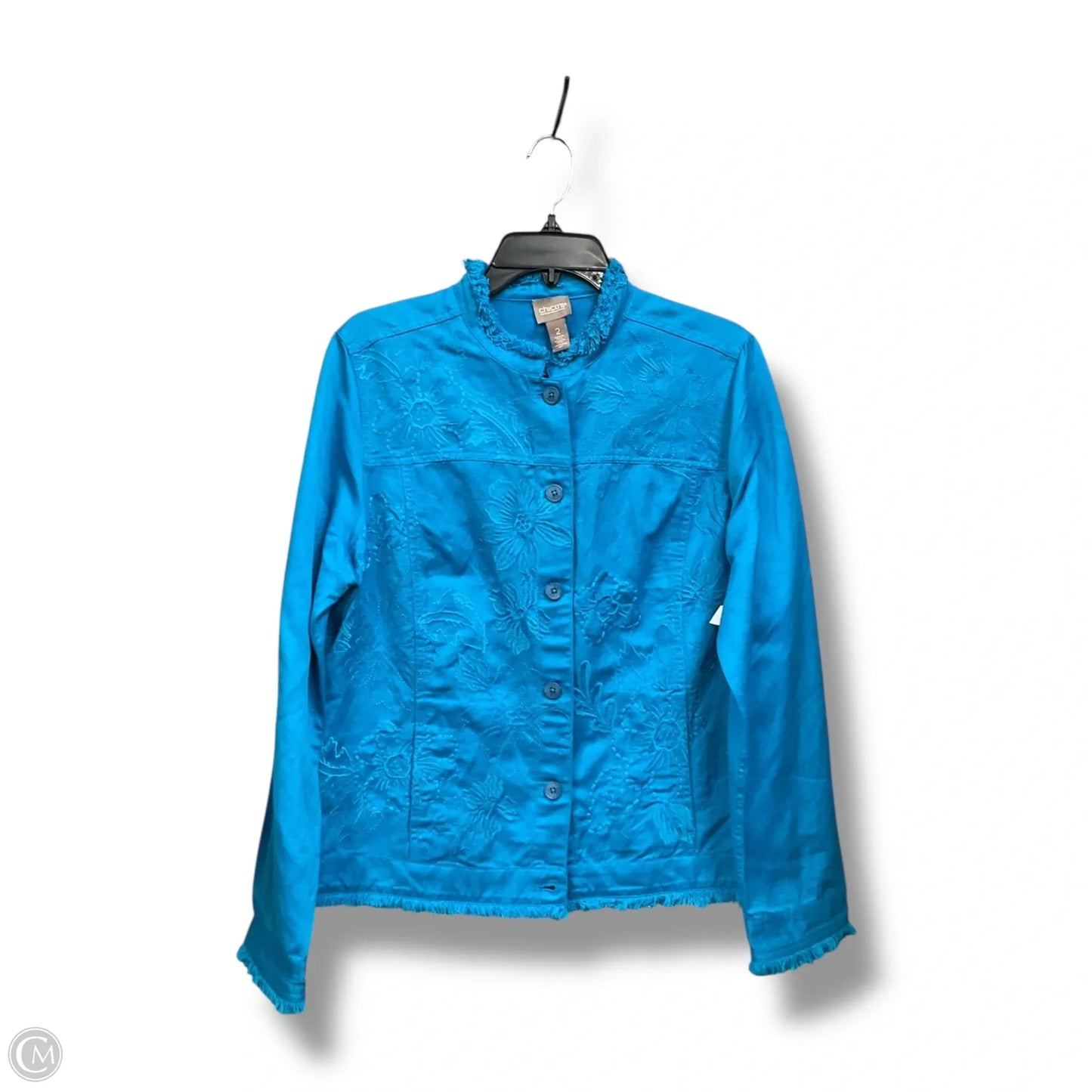 Jacket Other By Chicos In Blue, Size: L