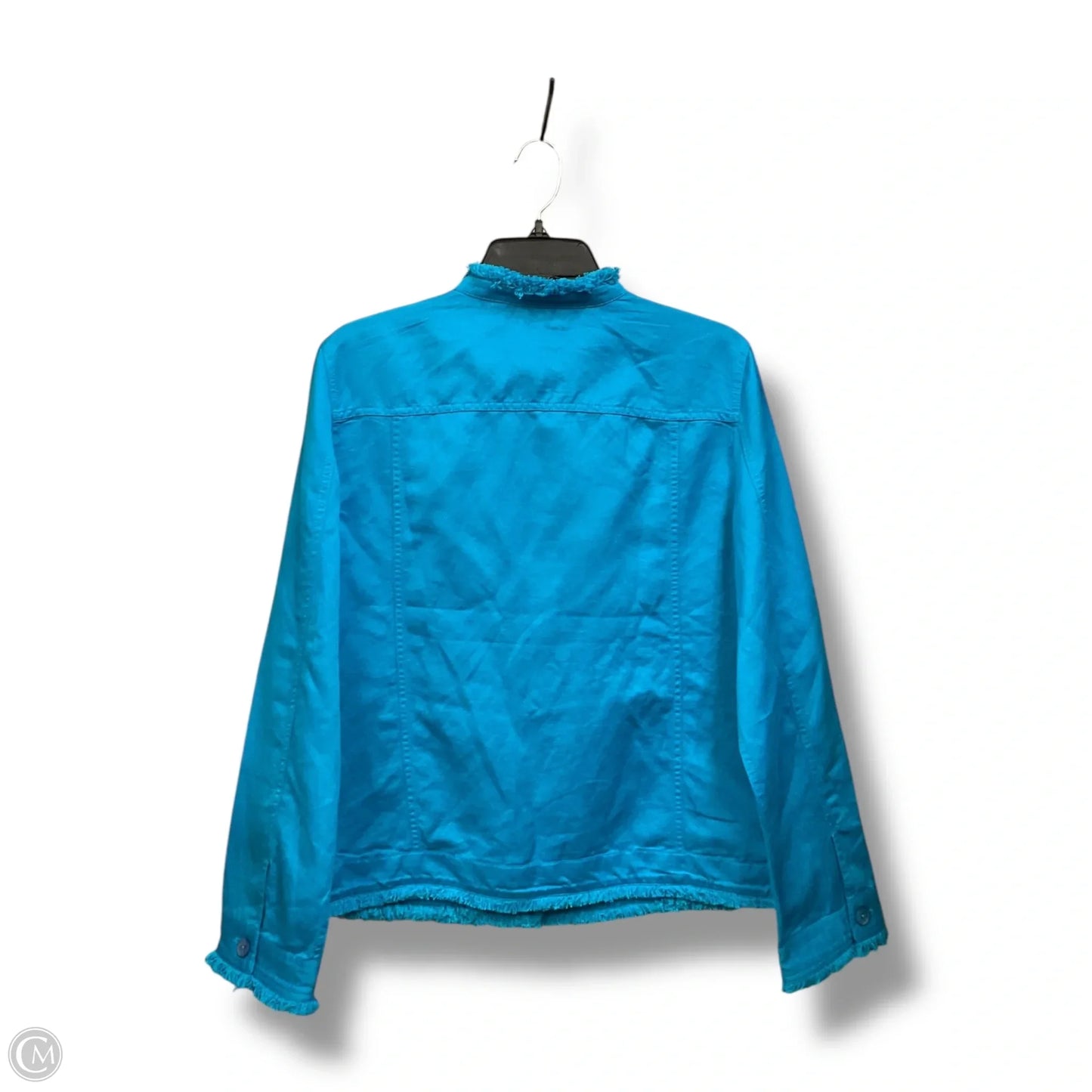 Jacket Other By Chicos In Blue, Size: L