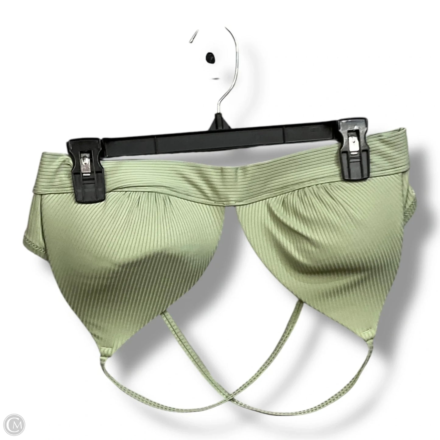Swimsuit Top By H&m In Green, Size: L