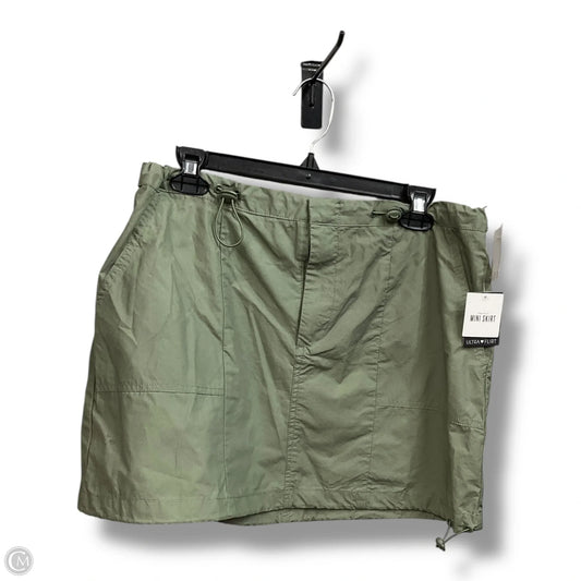 Skirt Mini & Short By Ultra Flirt In Green, Size: Xl