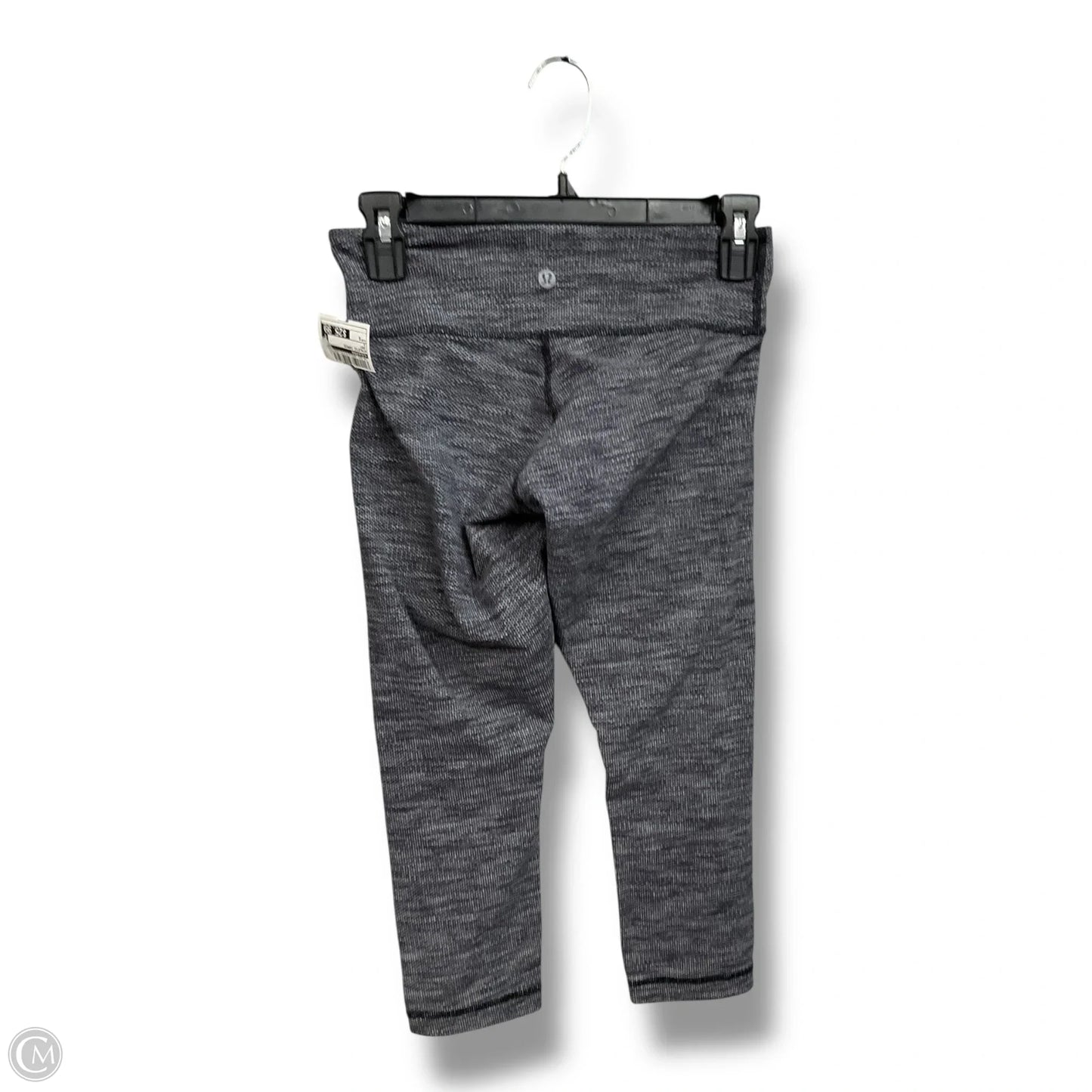 Athletic Capris By Lululemon In Grey, Size: S