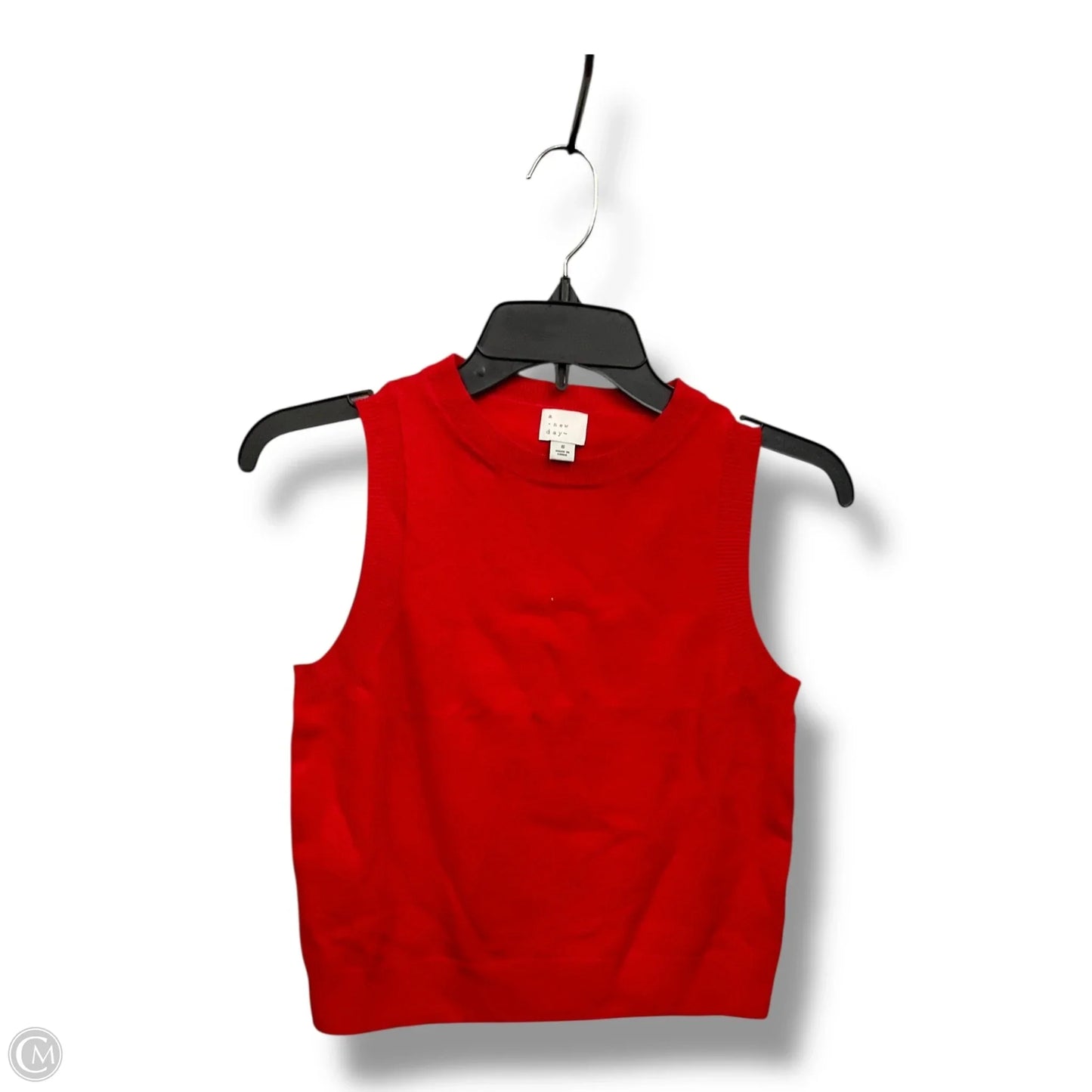 Top Sleeveless By A New Day In Red, Size: S