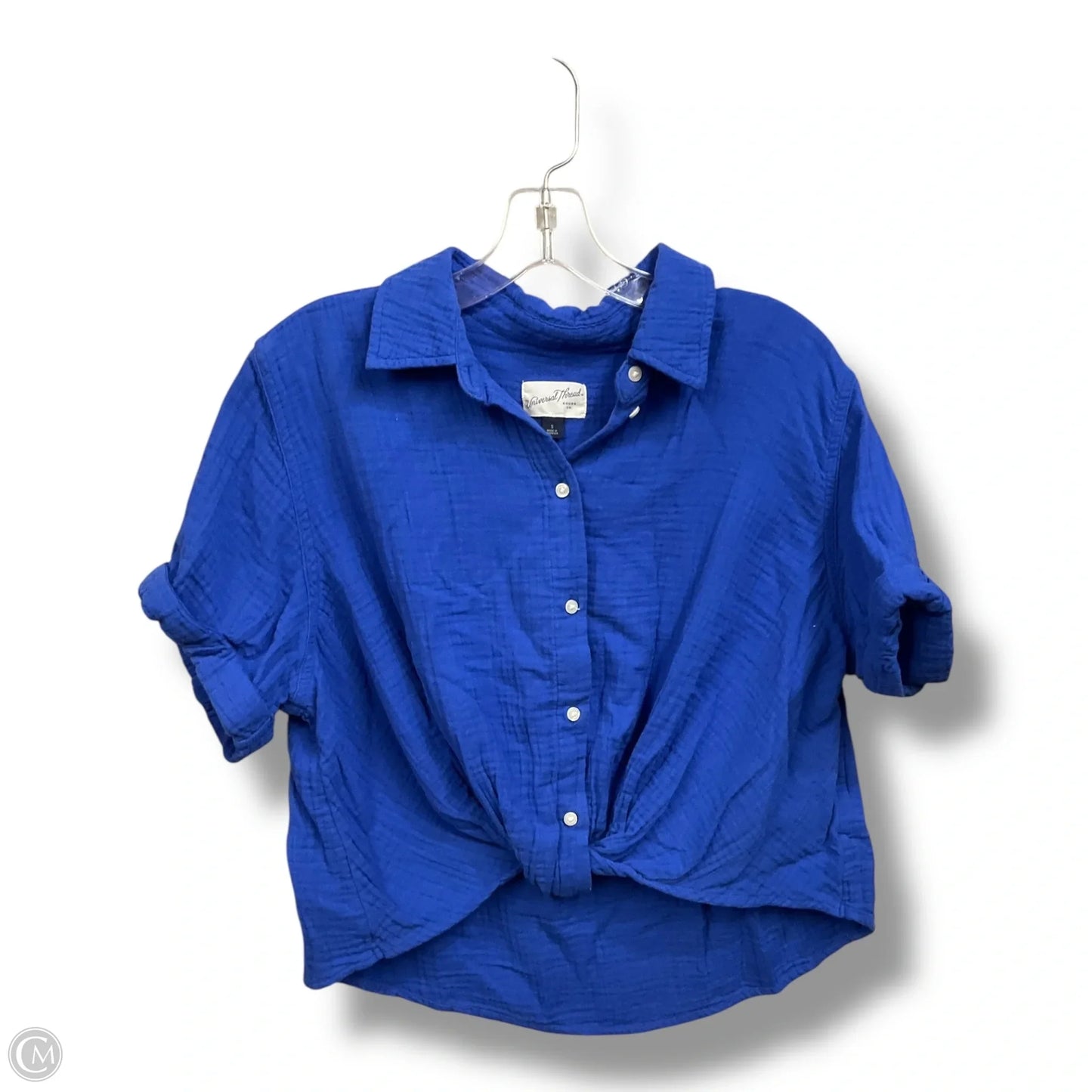 Top Short Sleeve By Universal Thread In Blue, Size: S