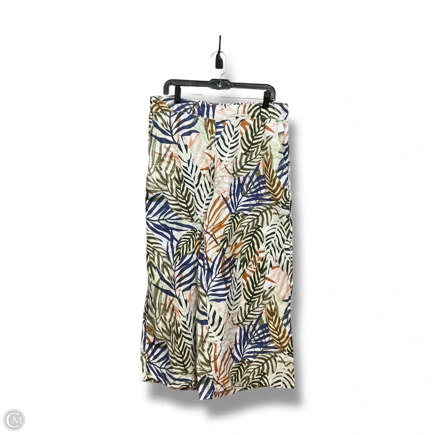 Pants Wide Leg By Tahari By Arthur Levine In Tropical Print, Size: 16