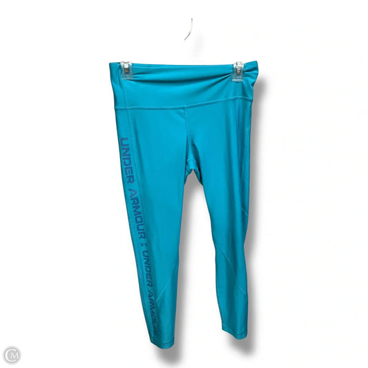 Athletic Leggings By Under Armour In Blue, Size: M