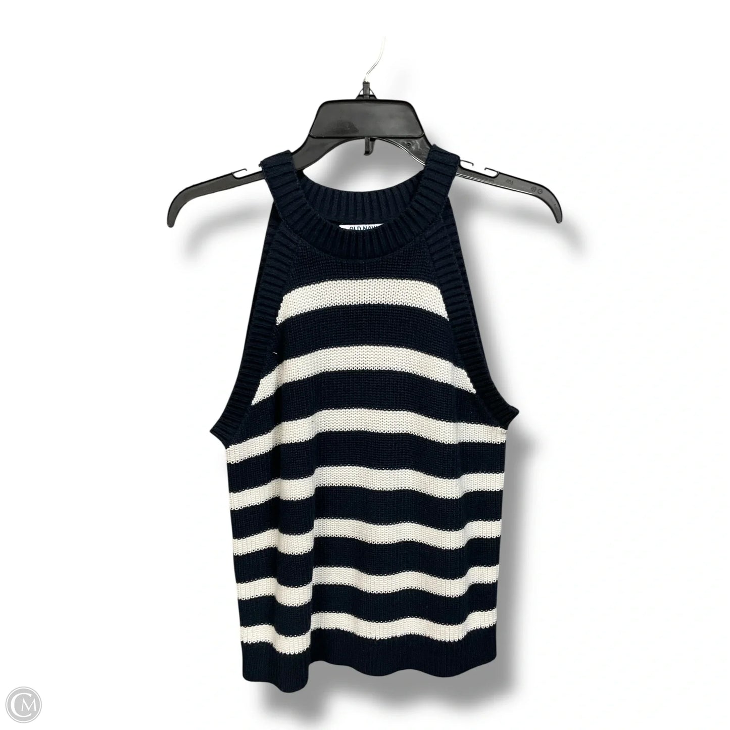 Top Sleeveless By Old Navy In Striped Pattern, Size: L
