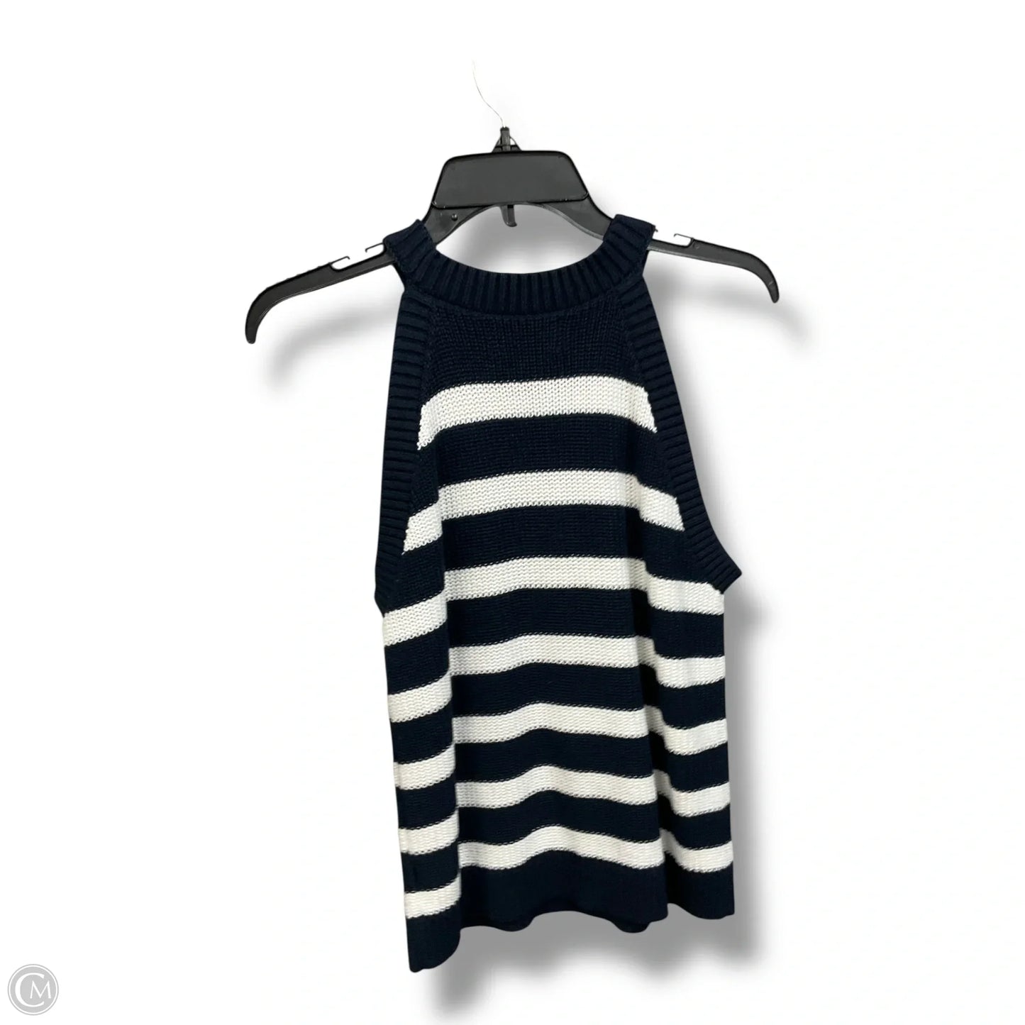 Top Sleeveless By Old Navy In Striped Pattern, Size: L