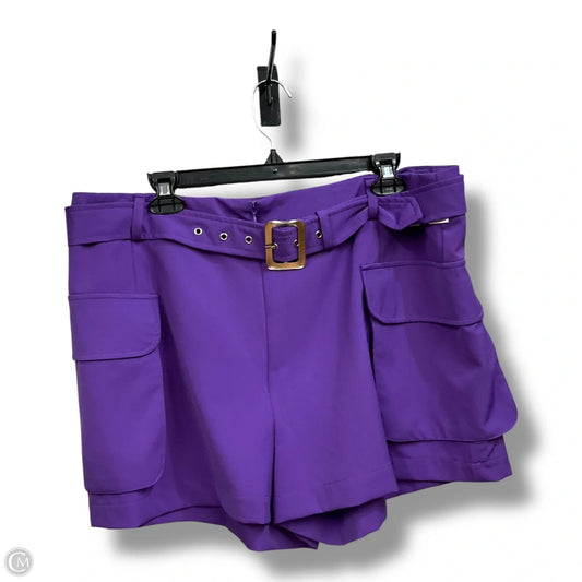 Shorts By Akira In Purple, Size: 1x
