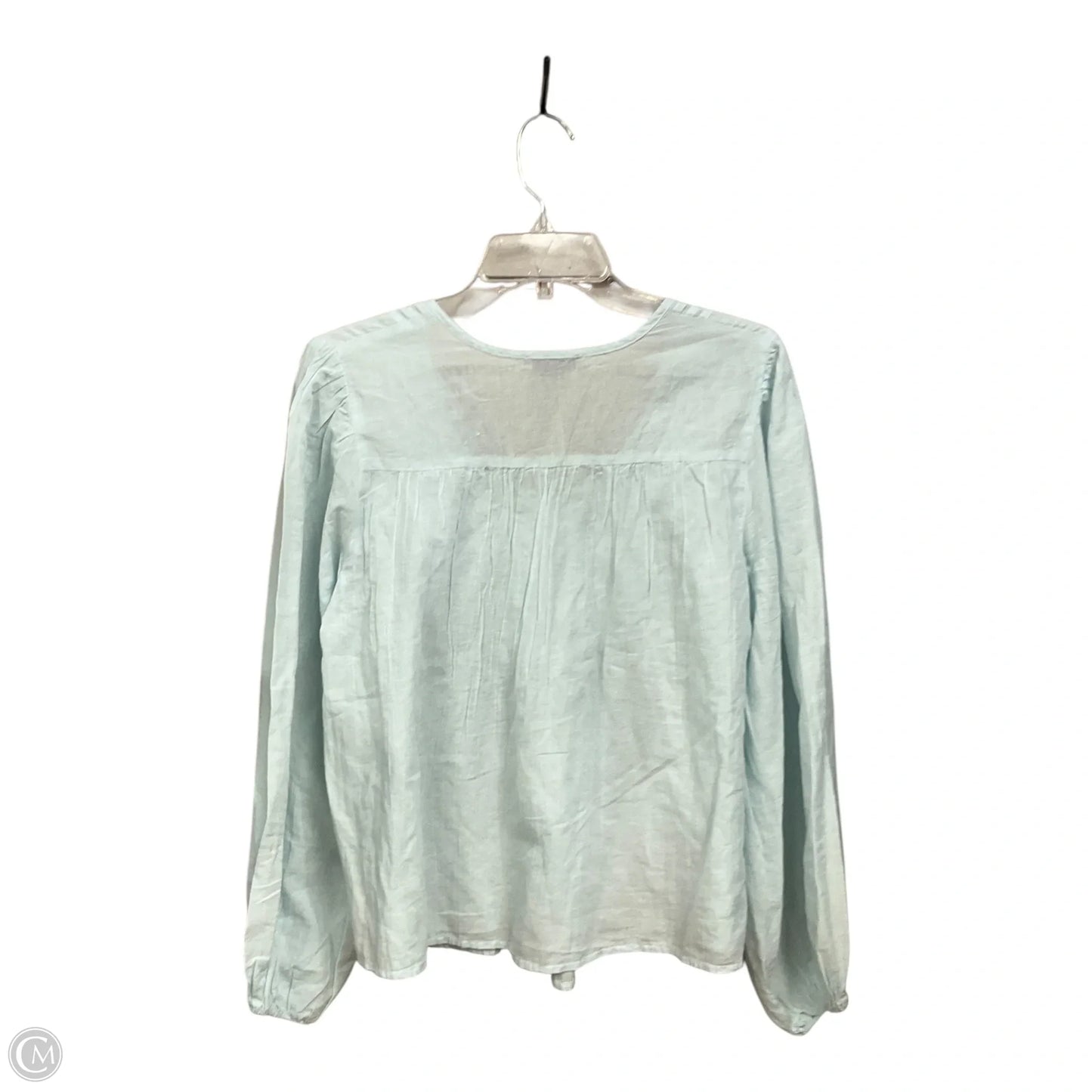 Top Long Sleeve By American Eagle In Blue, Size: M