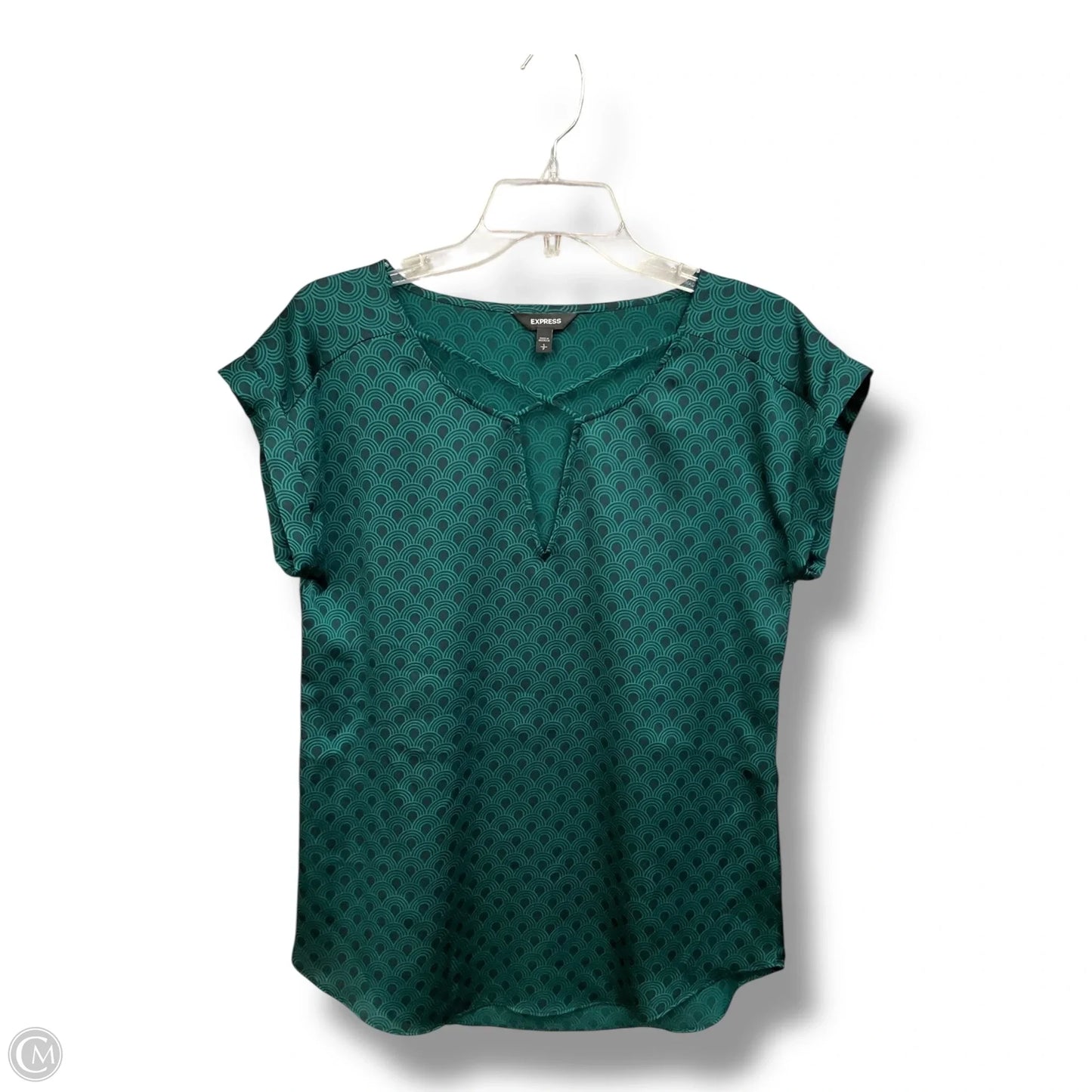 Top Sleeveless By Express In Green, Size: S