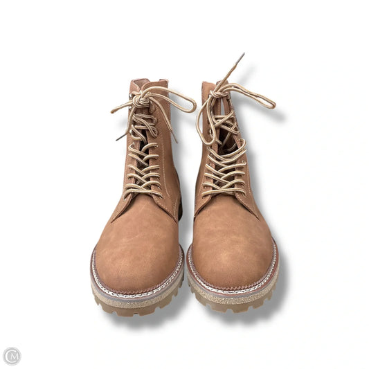 Boots Ankle Flats By Steve Madden In Tan, Size: 9