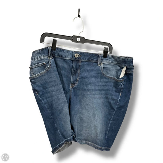 Shorts By Maurices In Blue Denim, Size: 20