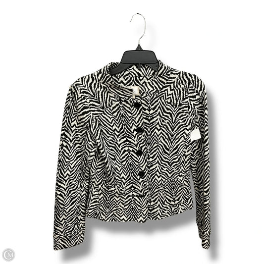 Jacket Other By Eci In Zebra Print, Size: M