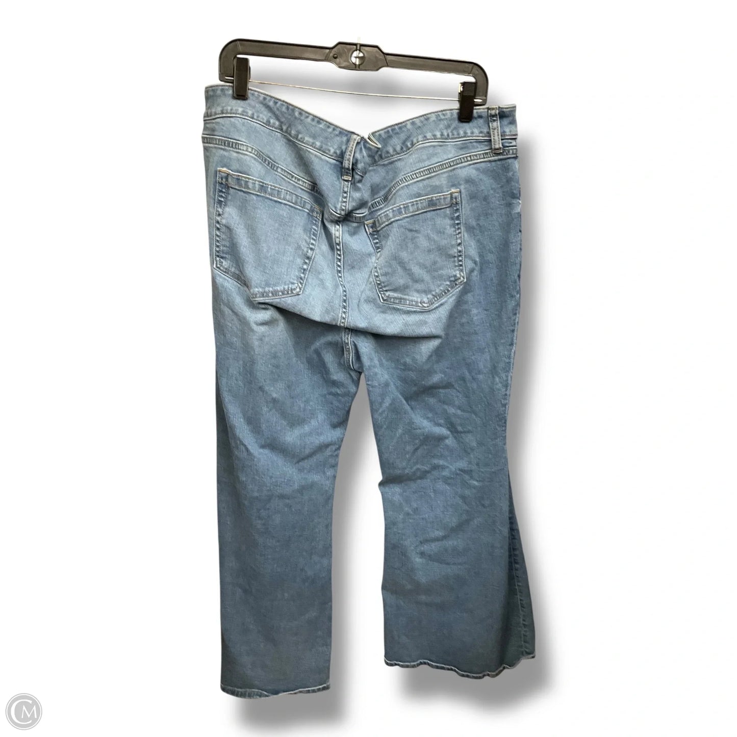 Jeans Flared By Torrid In Blue Denim, Size: 18