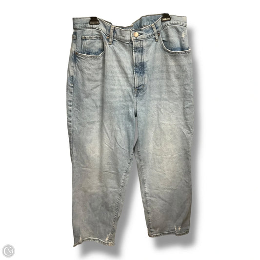 Jeans Straight By Ana In Blue Denim, Size: 18