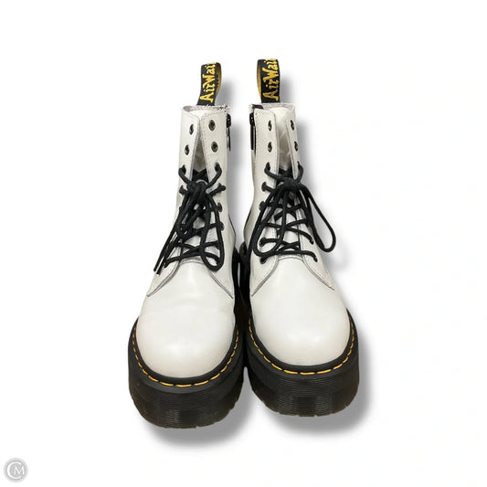 Boots Combat By Dr Martens In White, Size: 7
