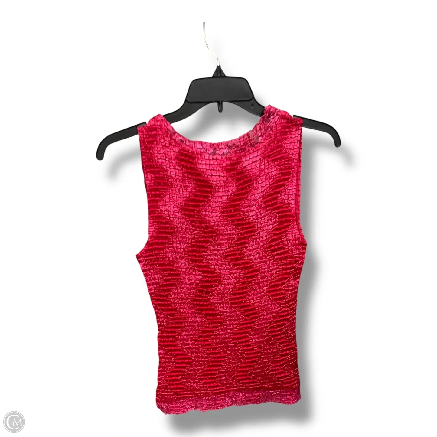 Top Sleeveless By Nicola In Pink, Size: S
