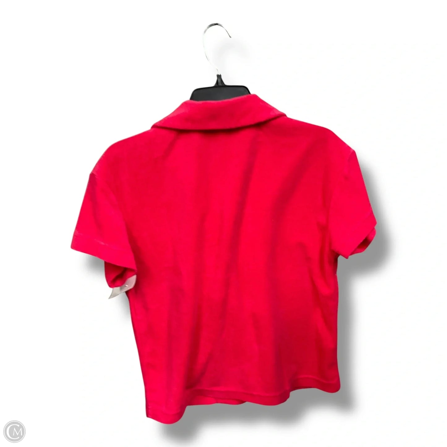 Blouse Short Sleeve By Juicy Couture In Pink, Size: M