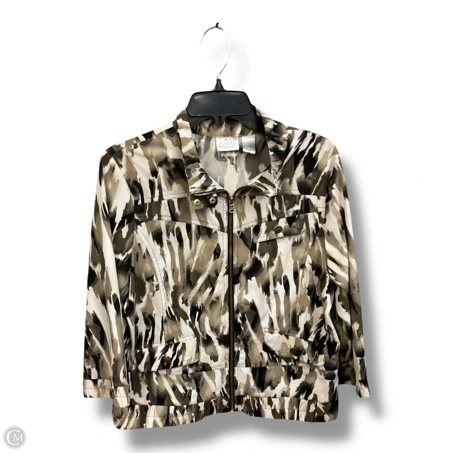 Jacket Other By Zenergy By Chicos In Multi-colored, Size: M