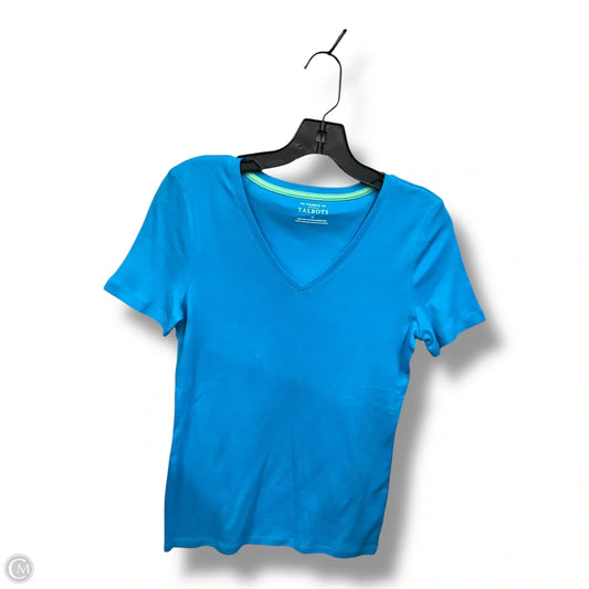 Top Short Sleeve By Talbots In Blue, Size: M