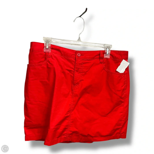 Skort By St Johns Bay In Red, Size: L