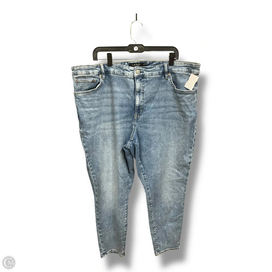 Jeans Skinny By Lauren By Ralph Lauren In Blue Denim, Size: 22