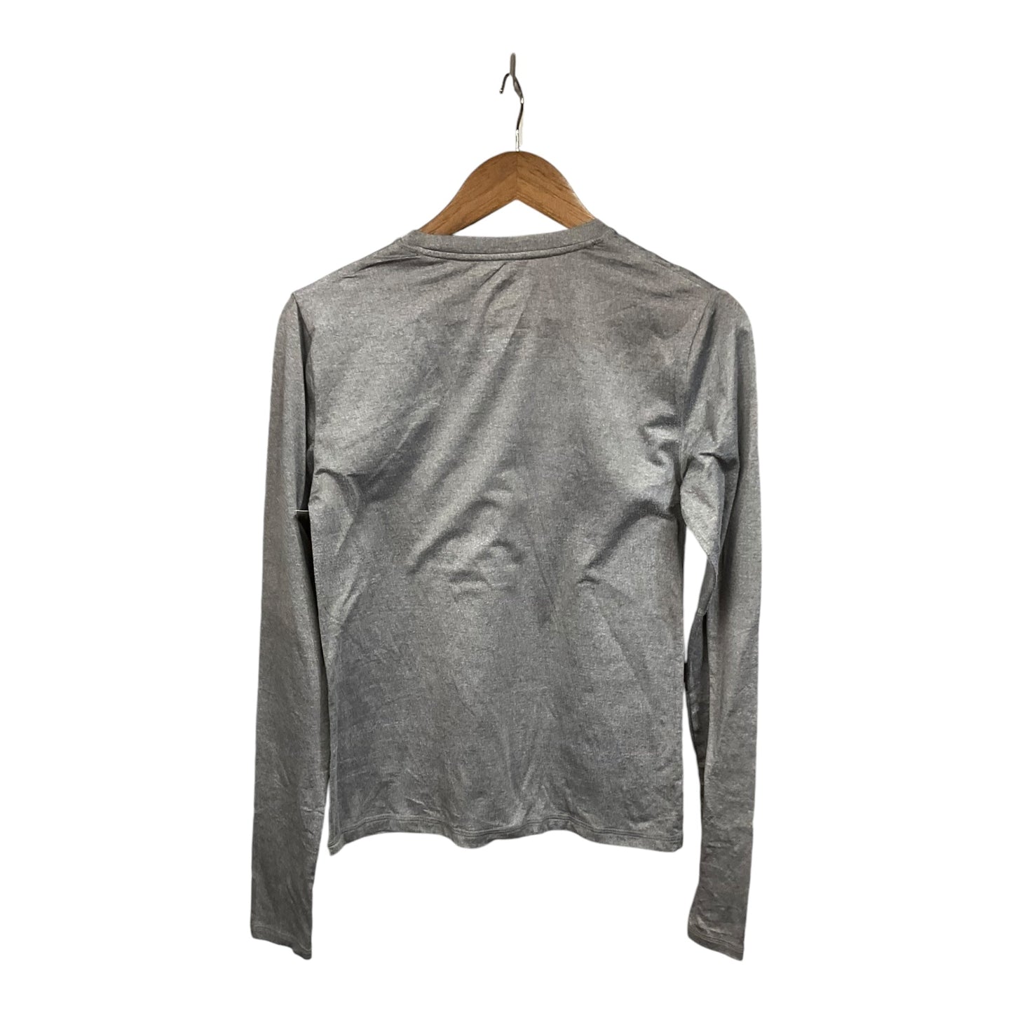 Athletic Top Long Sleeve Crewneck By Nautica In Grey, Size: L