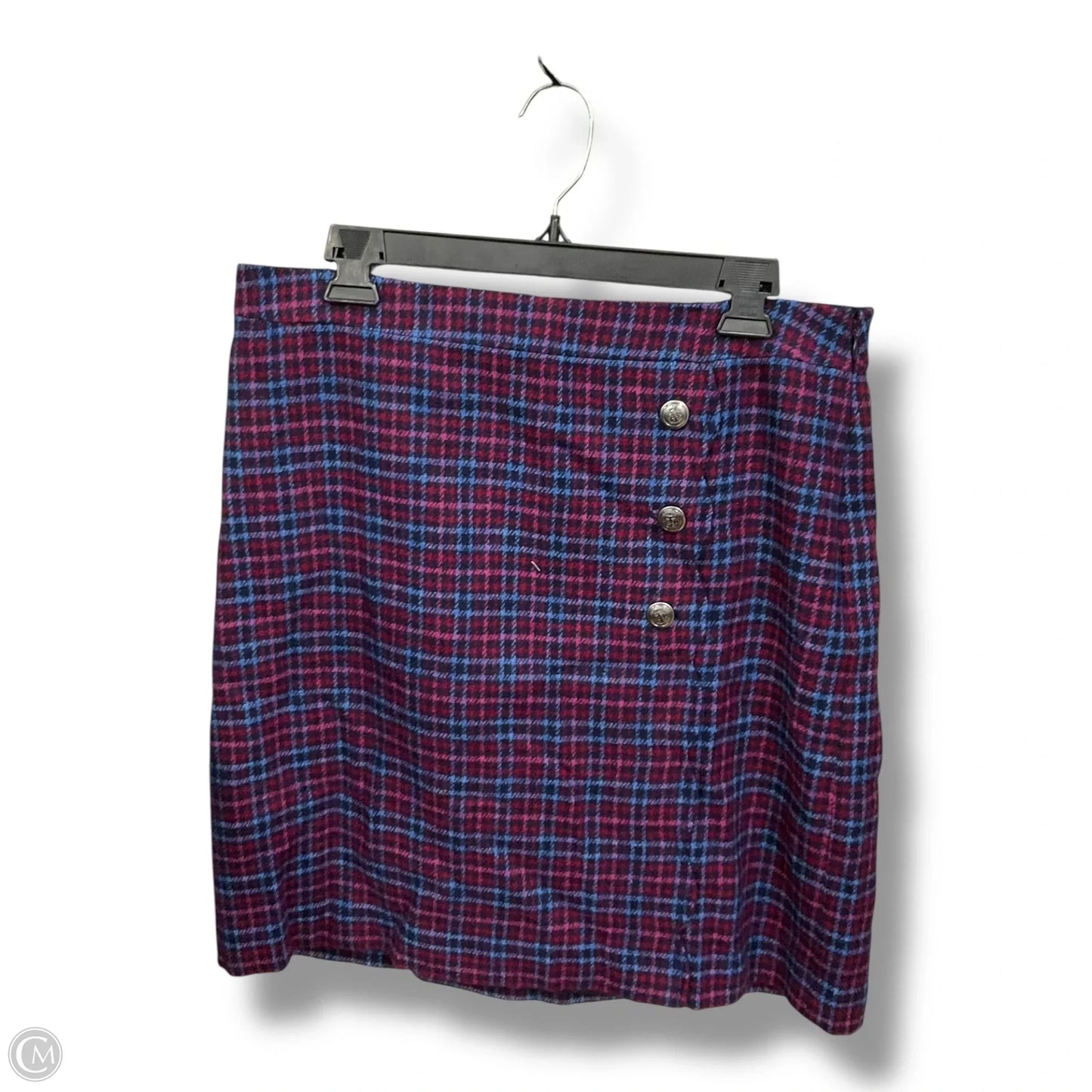 Skirt Mini & Short By Talbots In Plaid Pattern, Size: L