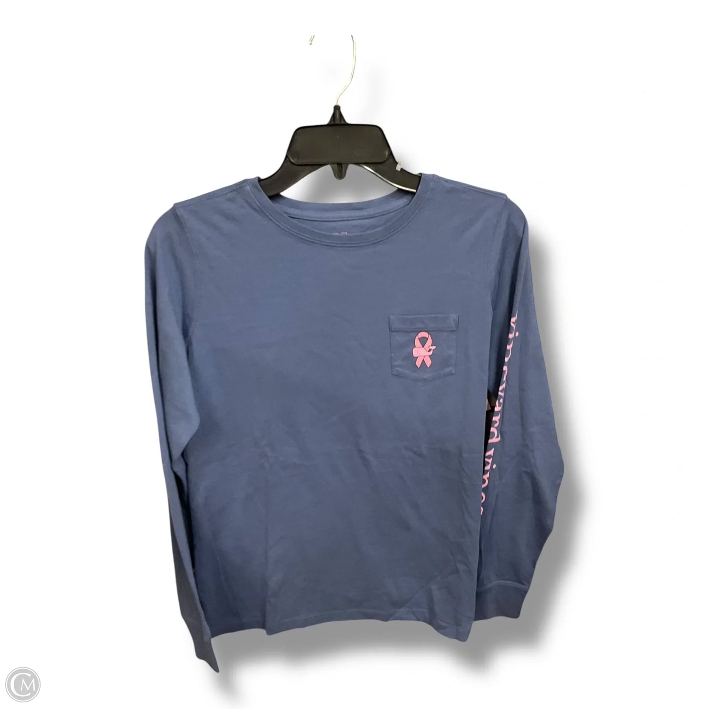 Top Long Sleeve By Vineyard Vines In Blue, Size: Xxs