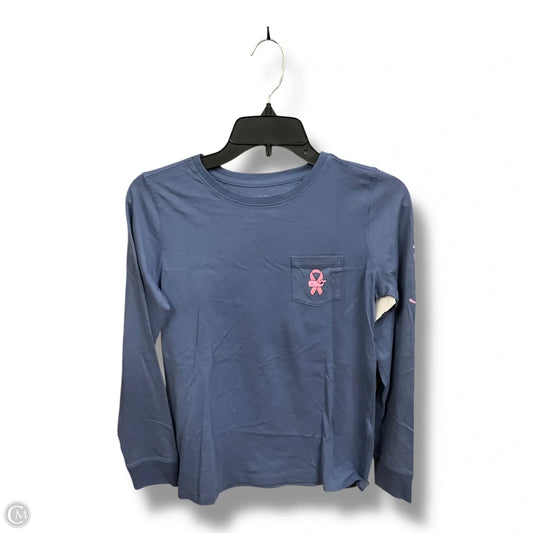 Top Long Sleeve By Vineyard Vines In Blue, Size: Xs