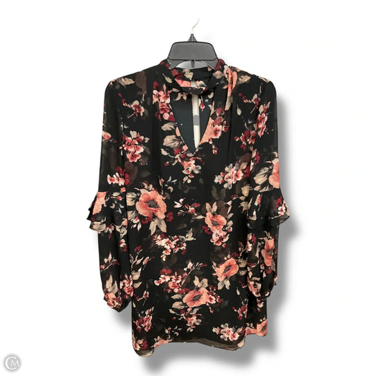 Dress Casual Short By White House Black Market In Floral Print, Size: S