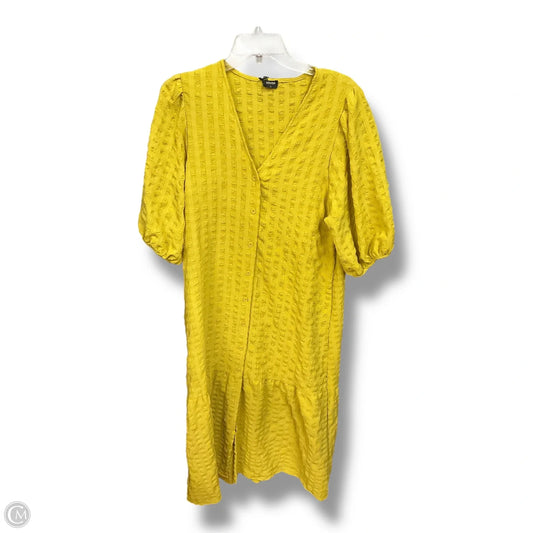 Dress Casual Maxi By Clothes Mentor In Yellow, Size: L
