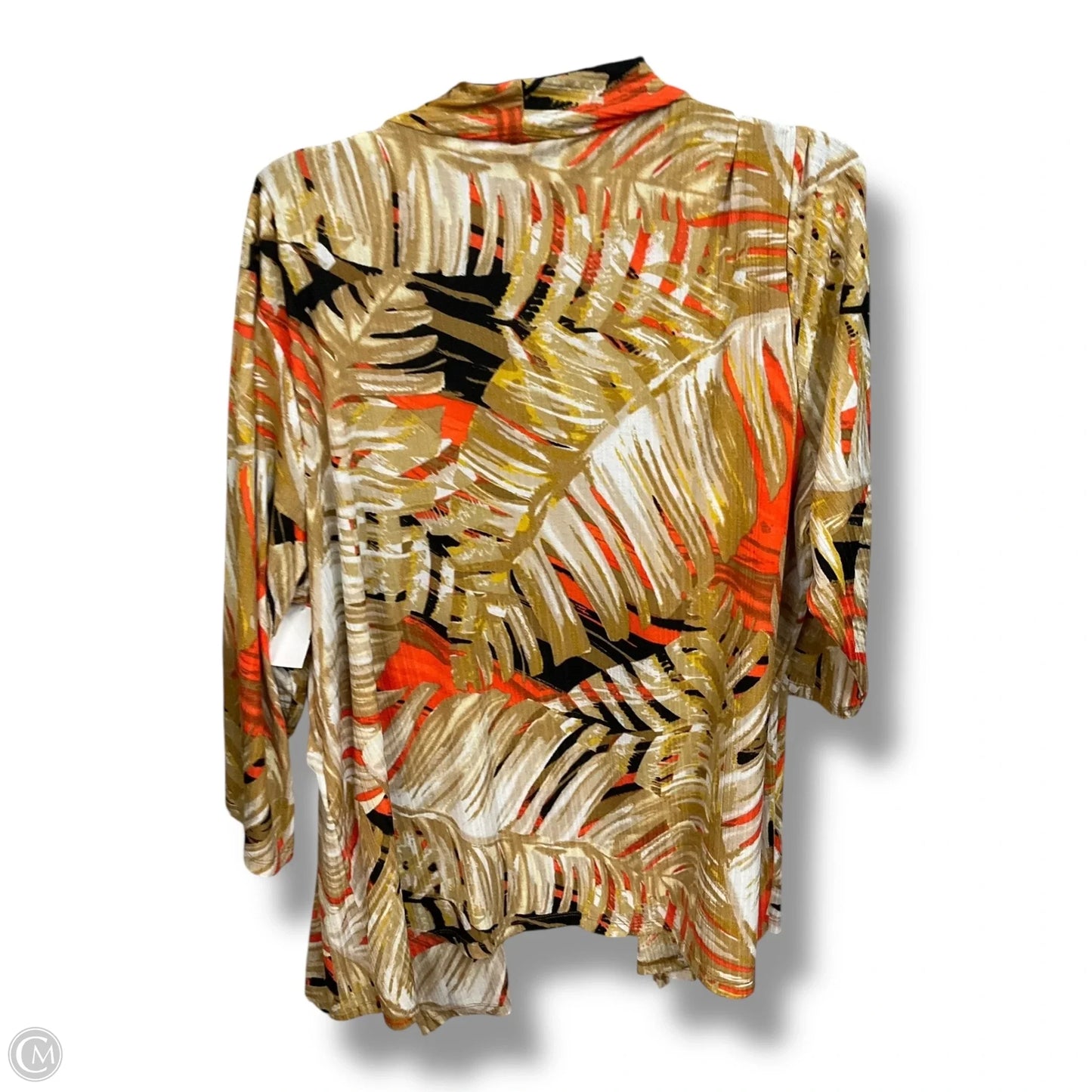 Cardigan By Kasper In Multi-colored, Size: 2x