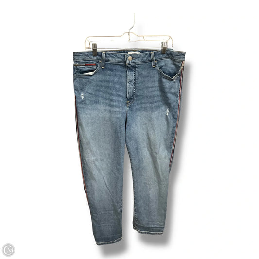 Jeans Straight By Tommy Hilfiger In Blue Denim, Size: 16